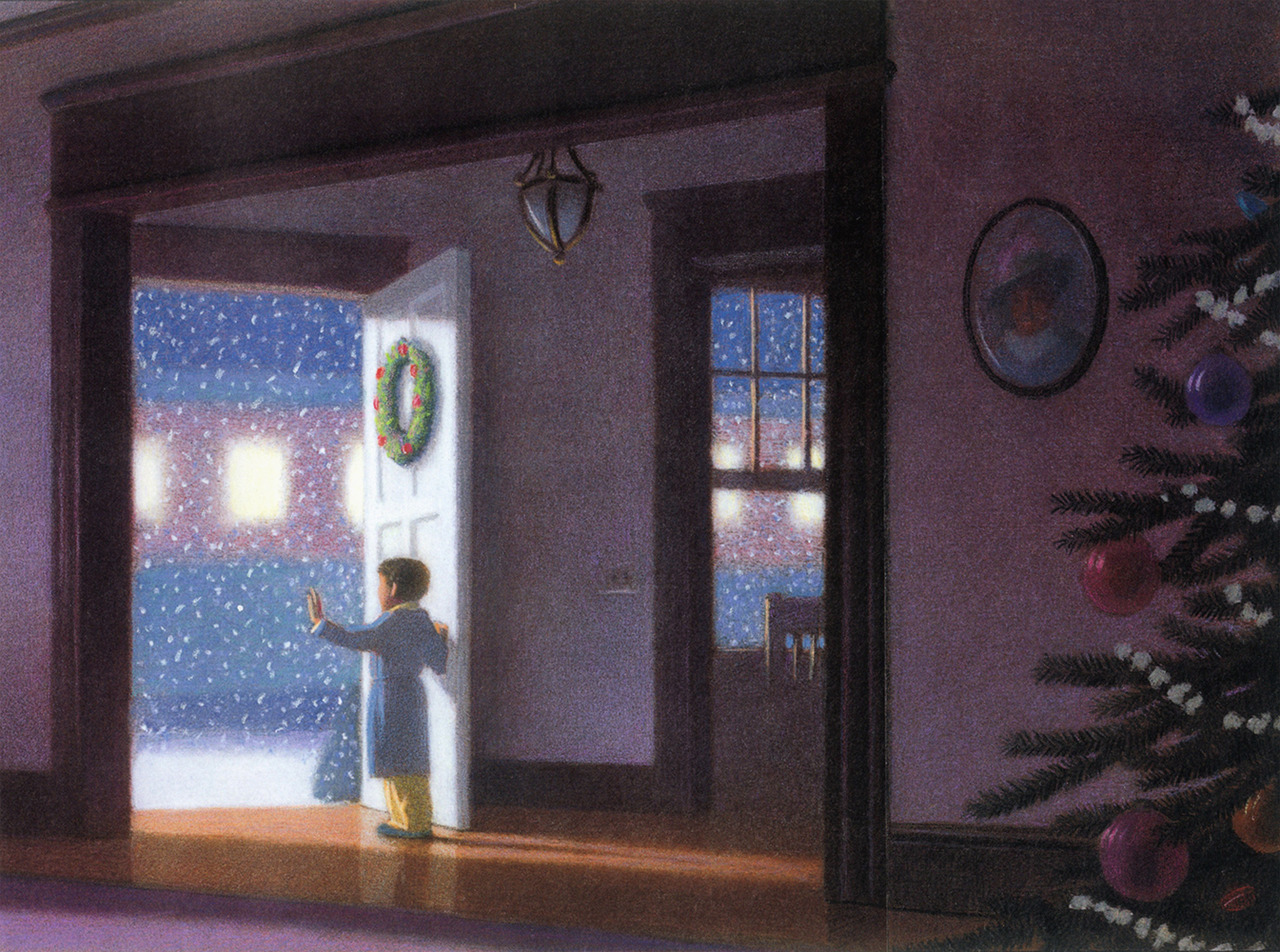 chris van allsburg polar express illustrations