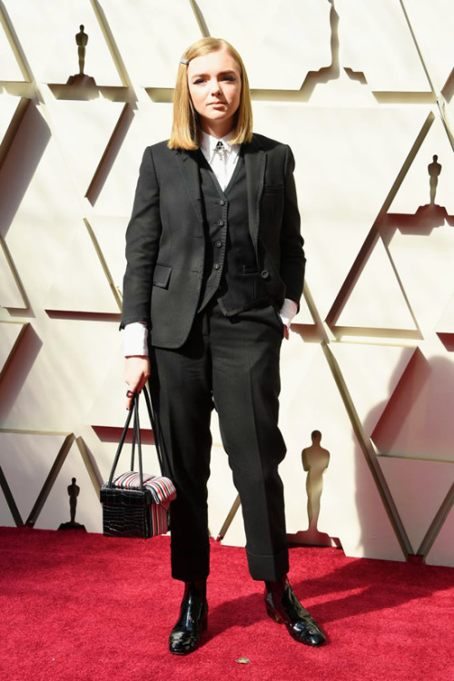 2019 Best Dressed on The Red Carpet 059/365Elsie Fisher In Thom Browne – 91st Academy Awards