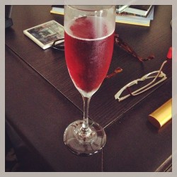 Kir Royale! #Yum #Merrychristmas #Red #Drink