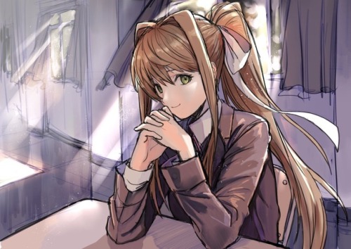 ysmmzr:Doki Doki Literature ClubJust Monika.