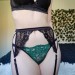 chokedbarbie:i just love emerald & black lace so so much Onlyfans | Twitter | Instagram