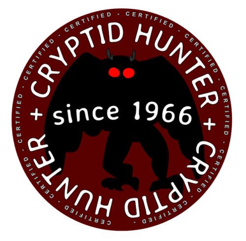 hee-blee-art:paranormal investigator + cryptid hunter badge designs stickers n’ more available here!