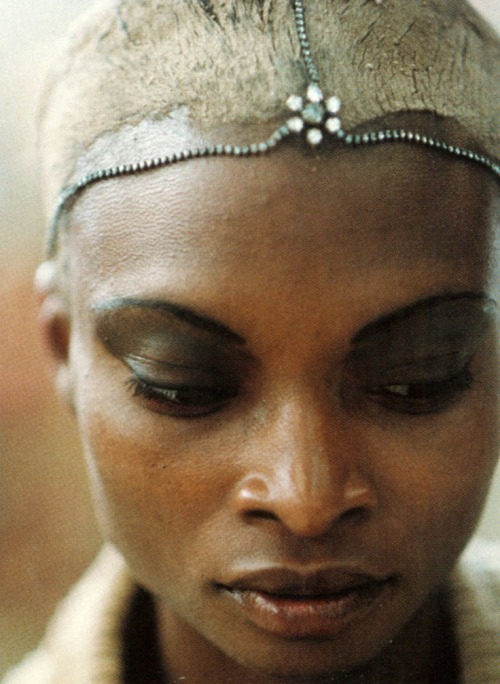  saloandseverine:  Debra Shaw at Dries van Noten Spring 1997 by Ronald Stoops    