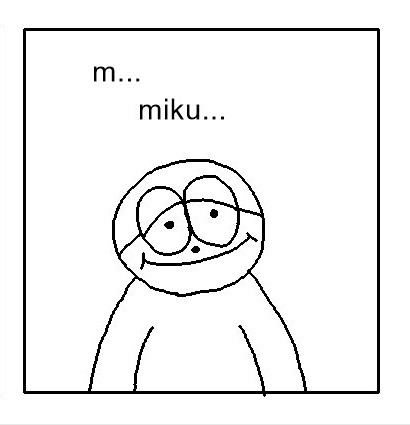 tomatomagica:  ramune:  ramune: just chilling and thinking about moth miku… here she is  ♡    