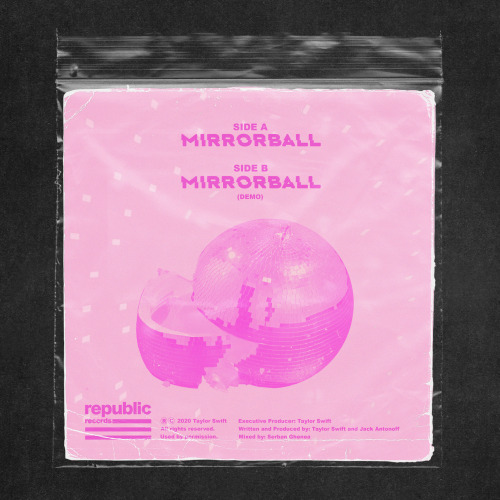 onlytheyoung:“mirrorball” 7-inch vinyl single concept