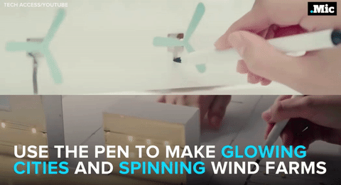 the-future-now:  Watch: This pen will supercharge your artwork, thanks to its conductive