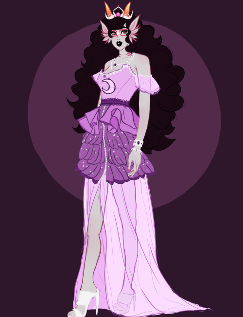 fishymemermaid:I drew a fancy schmancy derse Fefro once that i never uploaded on here LMAO, figured 