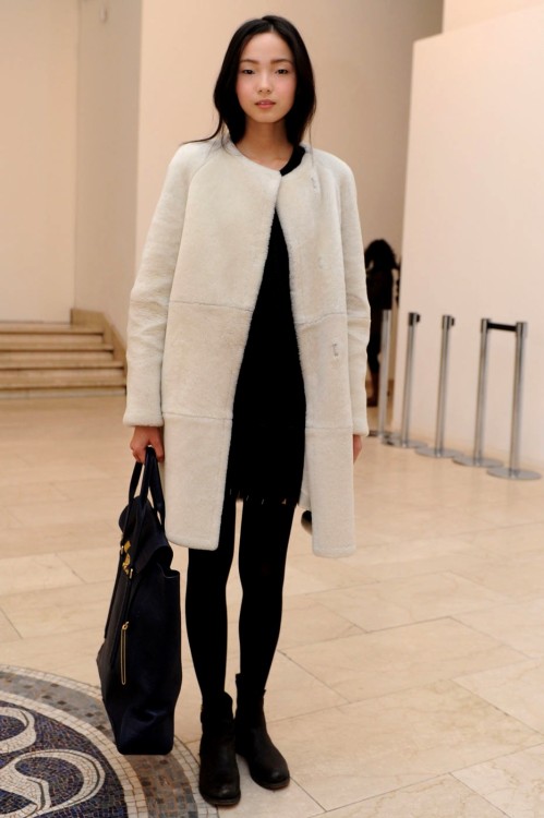  Xiao Wen Ju of IMG Models in Milan for F/W 2012 