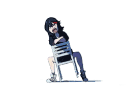 ijaeli:  have an angry ryuko break chairs