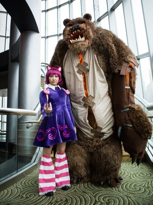 Annie and Tibbers, Anime Matsuri by Tailstastic