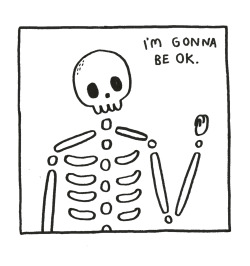 thesadghostclub: Silly skeleton would trust his gut..  if he had one   Shop / About Us / FAQ’s / comics / Archive / Subscribe / Theme   