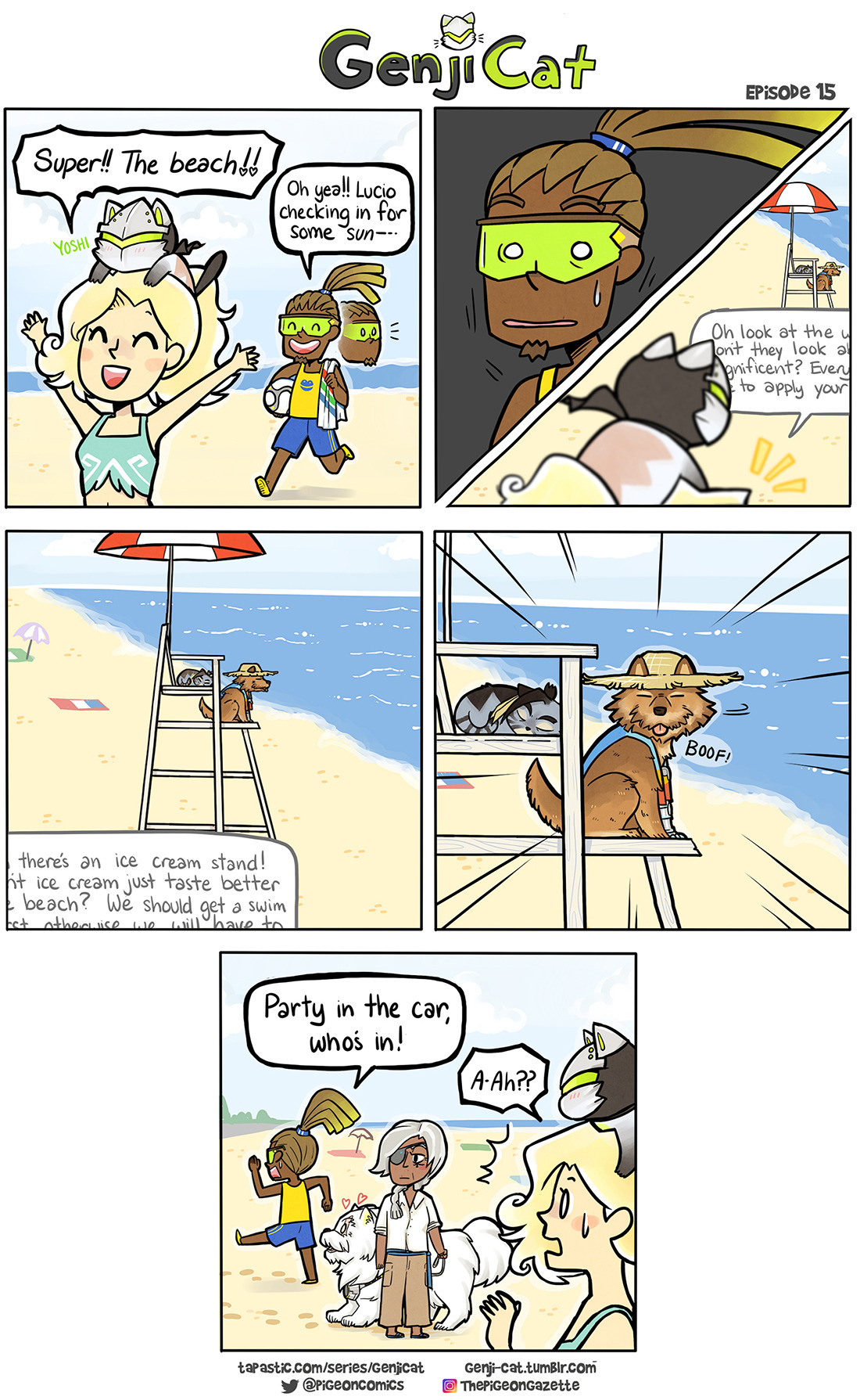 genji-cat:  October is the new summer &gt;_&gt;  Have a double beach-episode