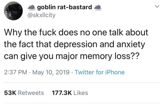 pookaclubs:  plain-flavoured-english:  wild–mountain–thyme:  dickheaddutch:  oak23:  anxietyproblem:   We forgot about it     I once signed up to participate in a study on how depression affects memory, forgot I was meant to go do it, and when I emailed