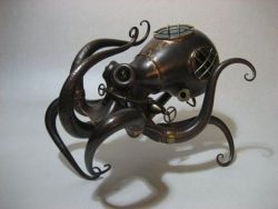 ronbeckdesigns:  Steampunk Octopus via ffffound