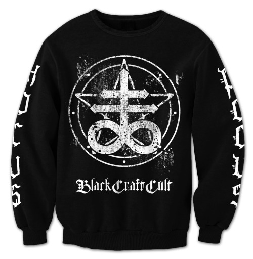 satanic witch crew neck in stock now. www.blackcraftcult.com