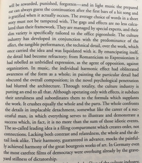 Max Horkheimer &amp; Theodor Adorno, Dialectic of Enlightenment