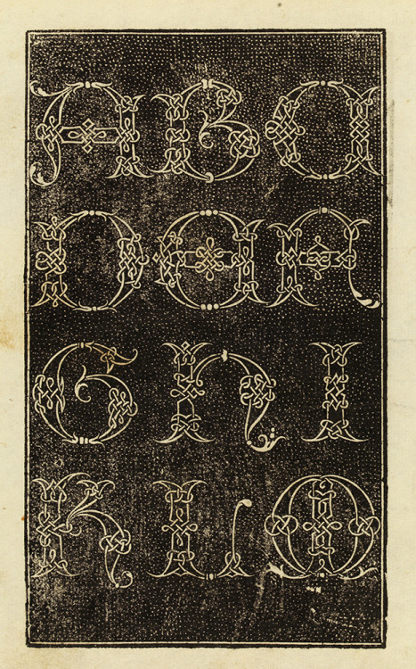 thegetty: Interest in typefaces, fonts, and graphics is not just a modern phenomenon. These gorgeous