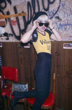 soundsof71:  Debbie Harry on Blondie’s first trip to Whisky a Go Go, 1977, by @bradelterman, via vice