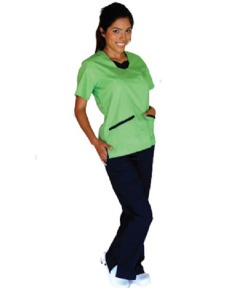 smileyscrubs:  Contrast Jersey Scrub Set in Lime/Green Navy Blue,also available as Super Saver Set of 5,save and get Free Shipping on top only here @www.smileyscrubs.com