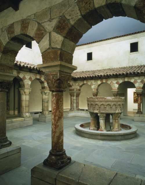 Cloister with elements from the Abbey of Saint-Genis-des-FontainesRoussillon, France1270-80s, with m