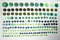 thingsorganizedneatly:  SUBMISSION: Green button arrangement by Fatema Hasan 