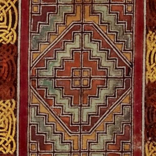 The Lindisfarne Gospels - folio 2vBack to my favourite book.  The carpet page introduction incipit o