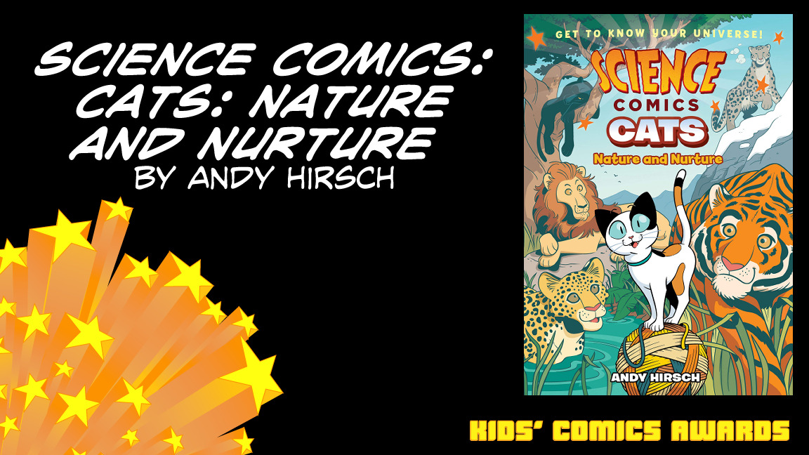 Cats: Nature and Nurture (Science Comics Series) by Andy Hirsch, Paperback