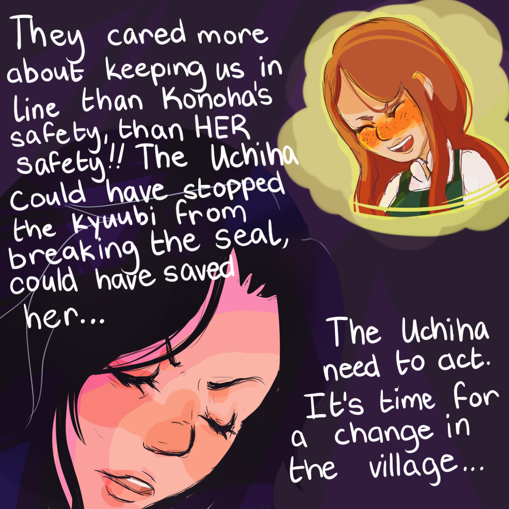 brookedaninja:  wow i cant believe mikoto was the one to organize and lead the planned