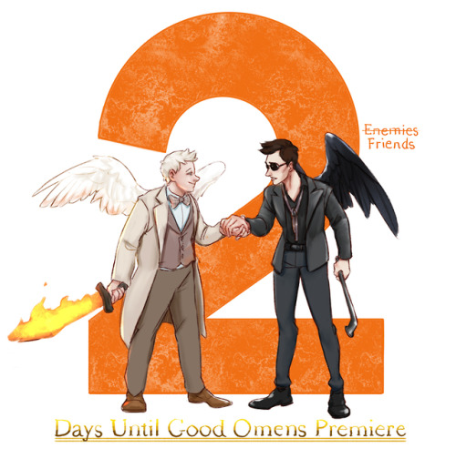 tio-trile:2 Days Until Good Omens TV show premiere!