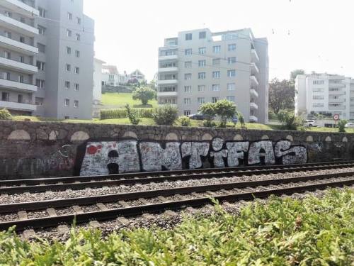 ‘Antifas’Seen in Zürich, Switzerland