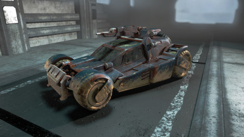 Some playing around in Substance Painter.The original model is done by Andreas Stromberg and is avai