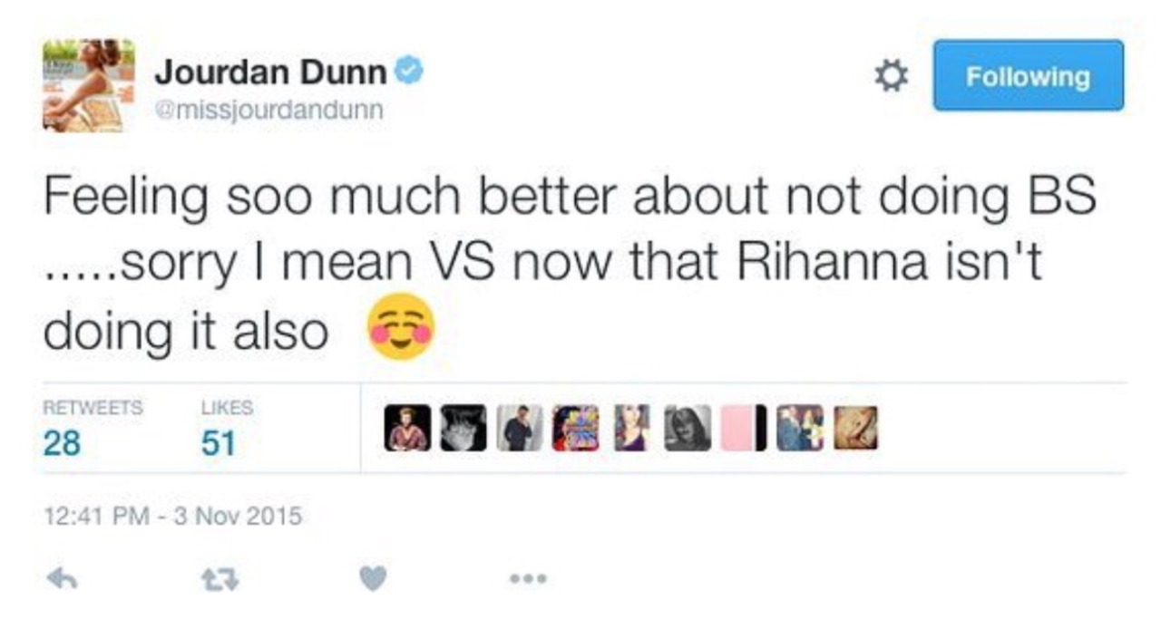 buttercreamrose:  okay….. but did you guys know that Jourdan Dunn was casted to