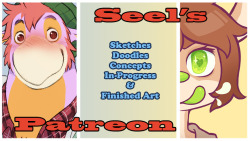 groundlion:  http://www.patreon.com/seelHey guys, I got a Patreon! You should check it oooout~Consider donating if you want to support my artwork   UuU  &lt;3 
