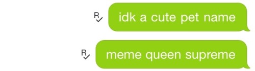 skellydun:  changing her name in my phone to something cute