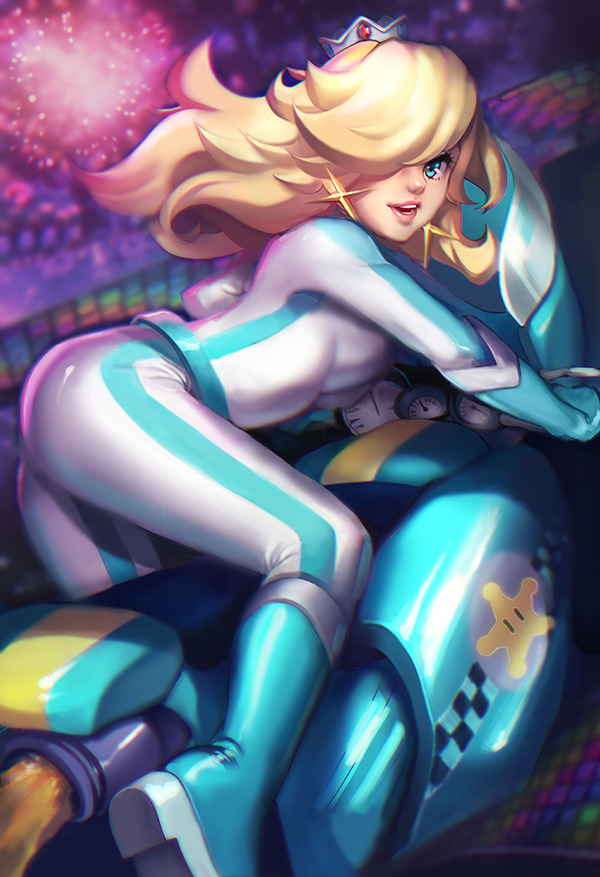 grimphantom:  rafanas:  Mario Kart 8 - Rosalina by lucidsky  Grimphantom: MILF Booty!