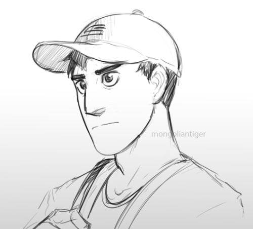 mongoliantiger: I drew Tadashi at work during lunch break.