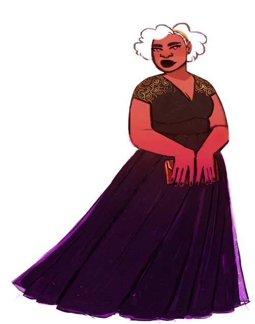 snilm:alpha rose in a dress i have drawn her in before