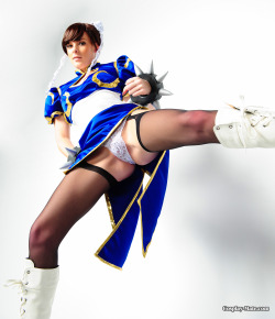 One more picture of Chun-li cosplay. Want to know why I like
