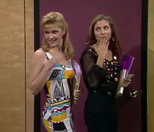 These bimbos of Zack’s could not be more early 90s.