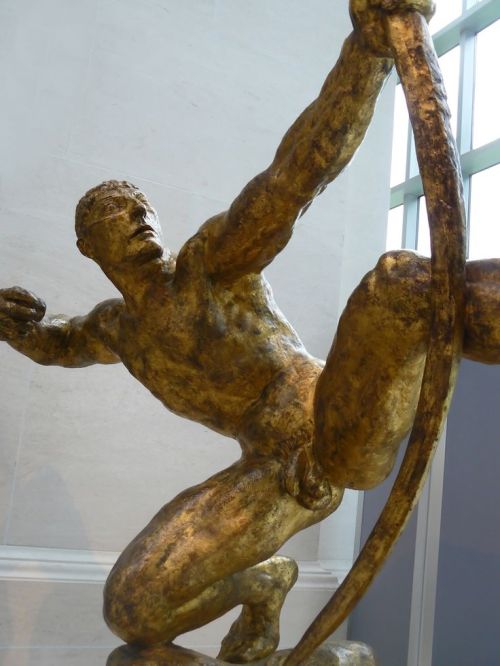 Herakles the Archer, Emile-Antoine Bourdelle, gilded bronze, 1909