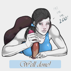 nsfwgamer:  rule34world:  Building your endurancehttp://therule34.net  Wii Fit Trainer NSFW Gamer ~ Website ~ Facebook ~ Twitter ~ YouTube