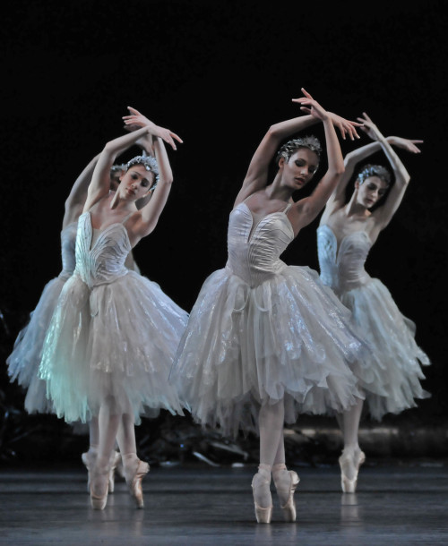 hckat:  Swans - Yasmine Naghdi, Francesca Hayward (Olivia Cowley)Act 2 - at the lakeside [x]