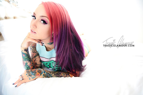 tragicglamour:  New set featured in the International Magazine with Staci Castle by Tragic Glamour Photopolaroids of this set seen in my instant film book, Perv Pics available here: http://www.magcloud.com/browse/issue/880733