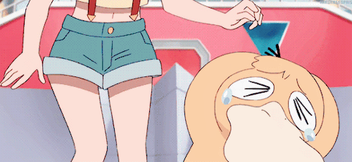 harukasenpais:Misty and Psyduck - Pokemon Sun & Moon ep 43