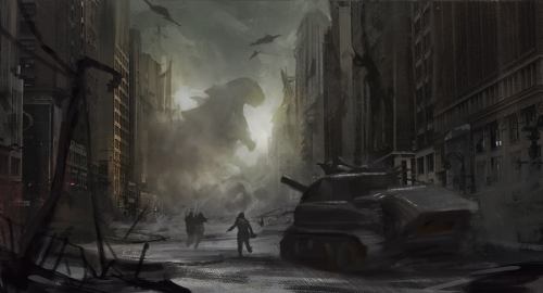 Speedpainting: GODZILLA!