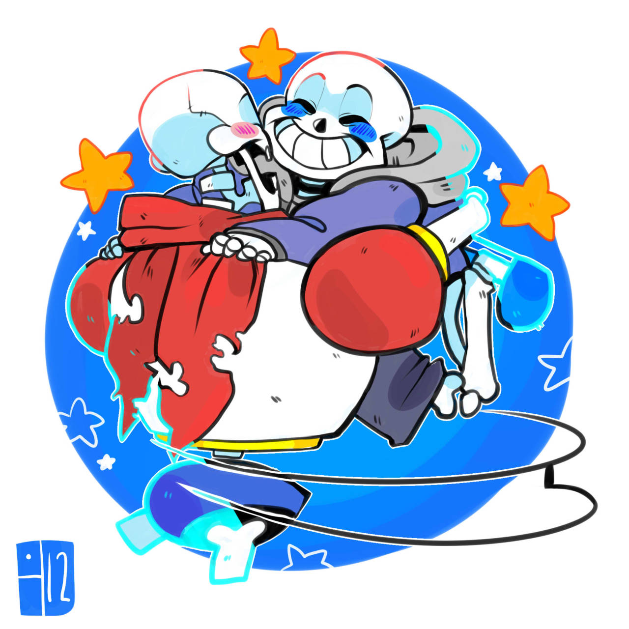 moofrog:  tuffibae:  ⭐Cute Skelebros⭐   THE CUTEST!! 