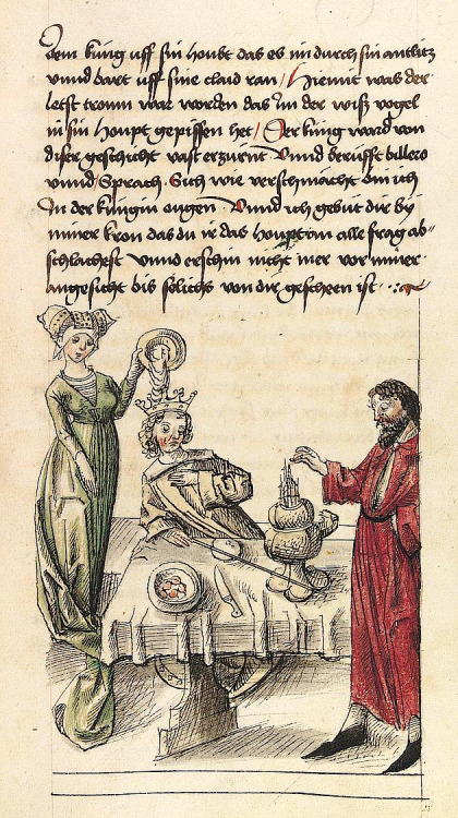 Illustrations from a Swabian illustrated manuscript Swabia “Anthony of Pforr’s Book of E