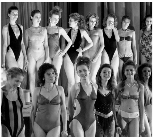 The First Moscow Beauty Contest in USSR, 1988In the times of Mikhail Gorbachev many