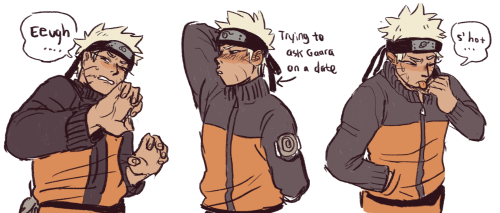 slimyhipster:  i drew a bunch of narutos for expressive.. pose.. practice ? because naruto’s so energetic eheh 