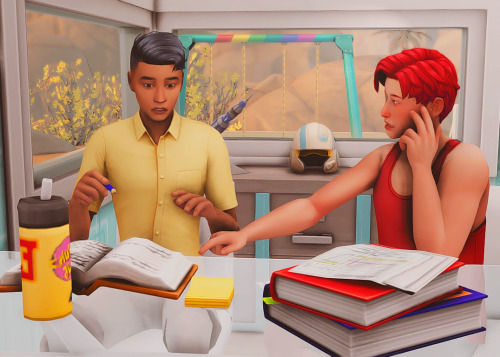The Study Session Went Well And Neither Auburn's Hot Head Trait Nor Osamu's Mean Trait Got In The Way.